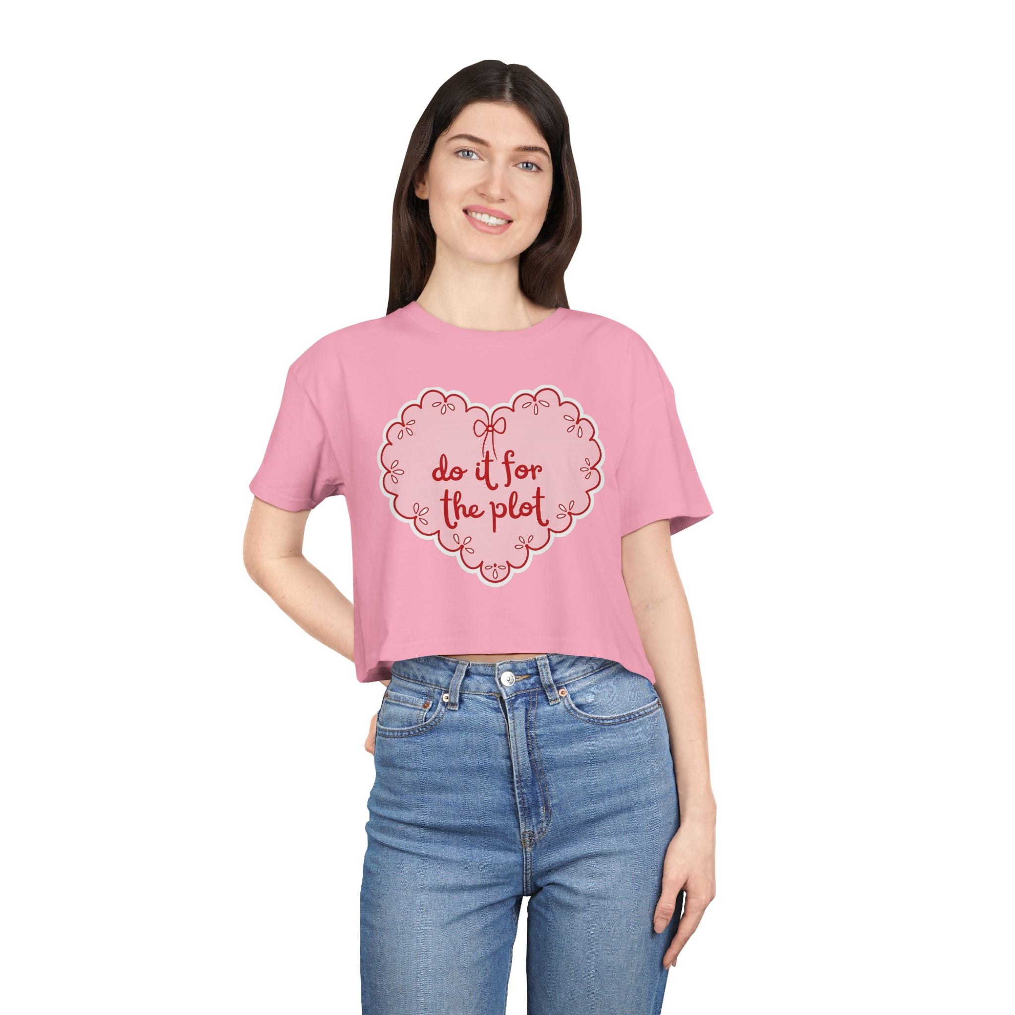 "Do It For The Plot" cropped tee