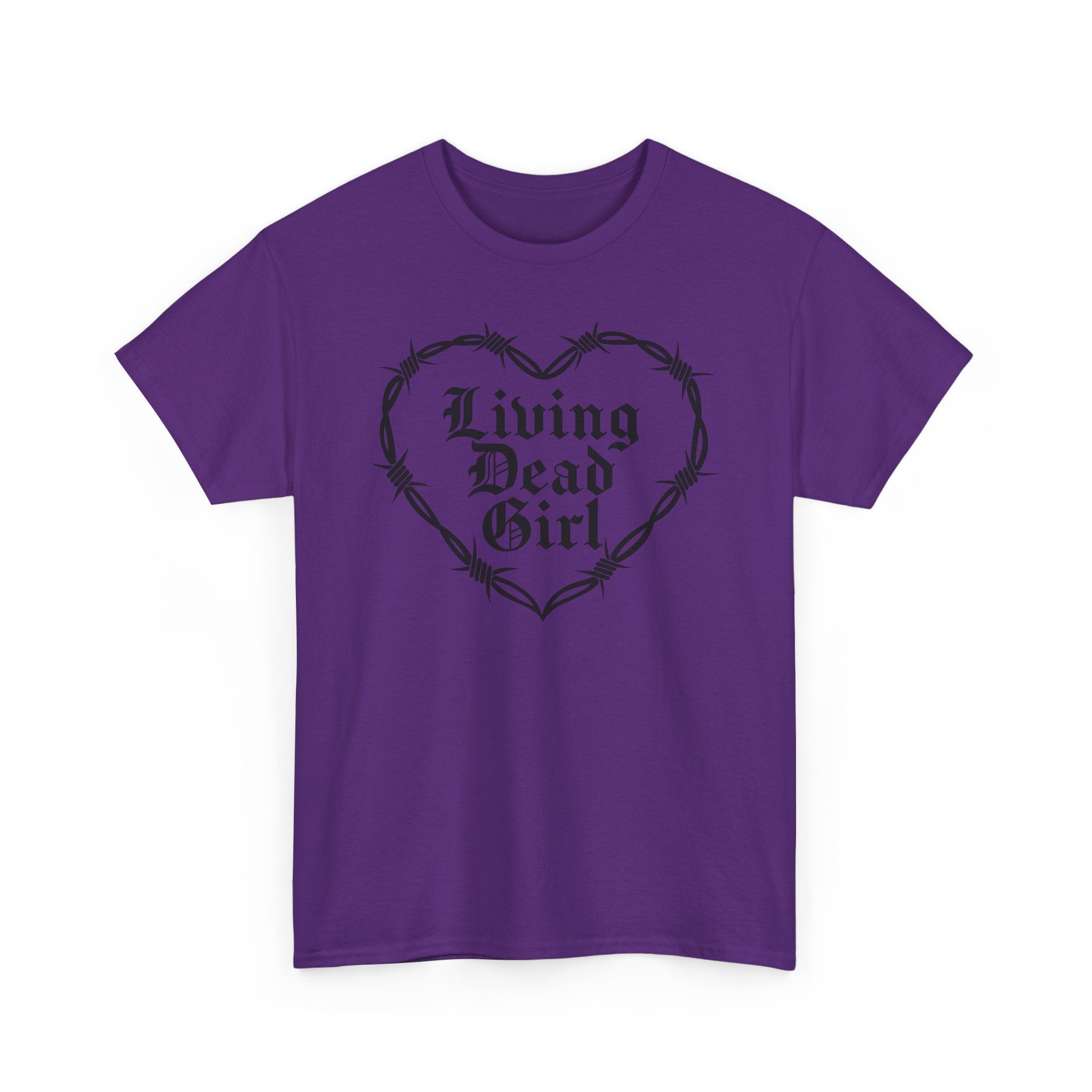 Living Dead Girl Barbed Wire Heart Tee
