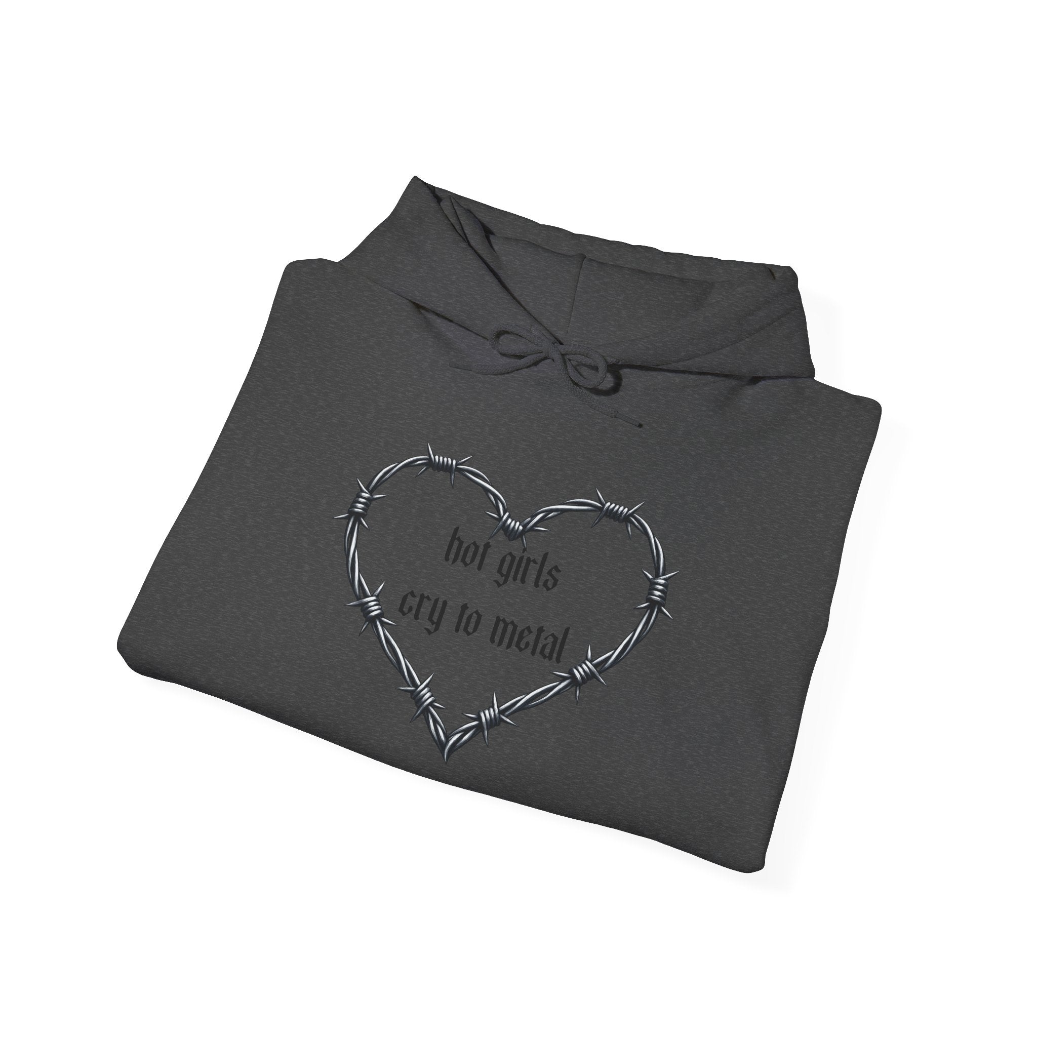 “hot girls cry to metal” Pullover Hoodie