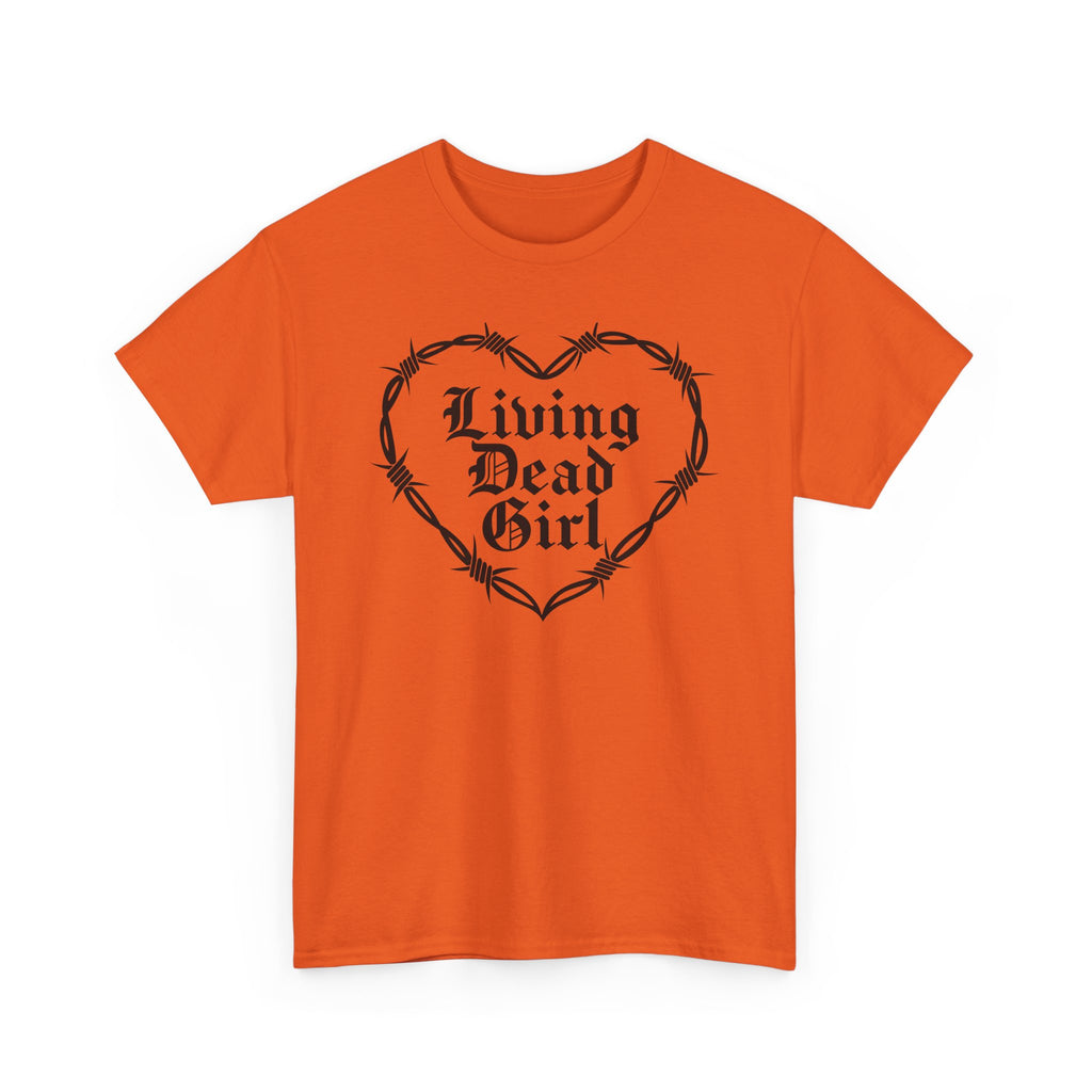 Living Dead Girl Barbed Wire Heart Tee