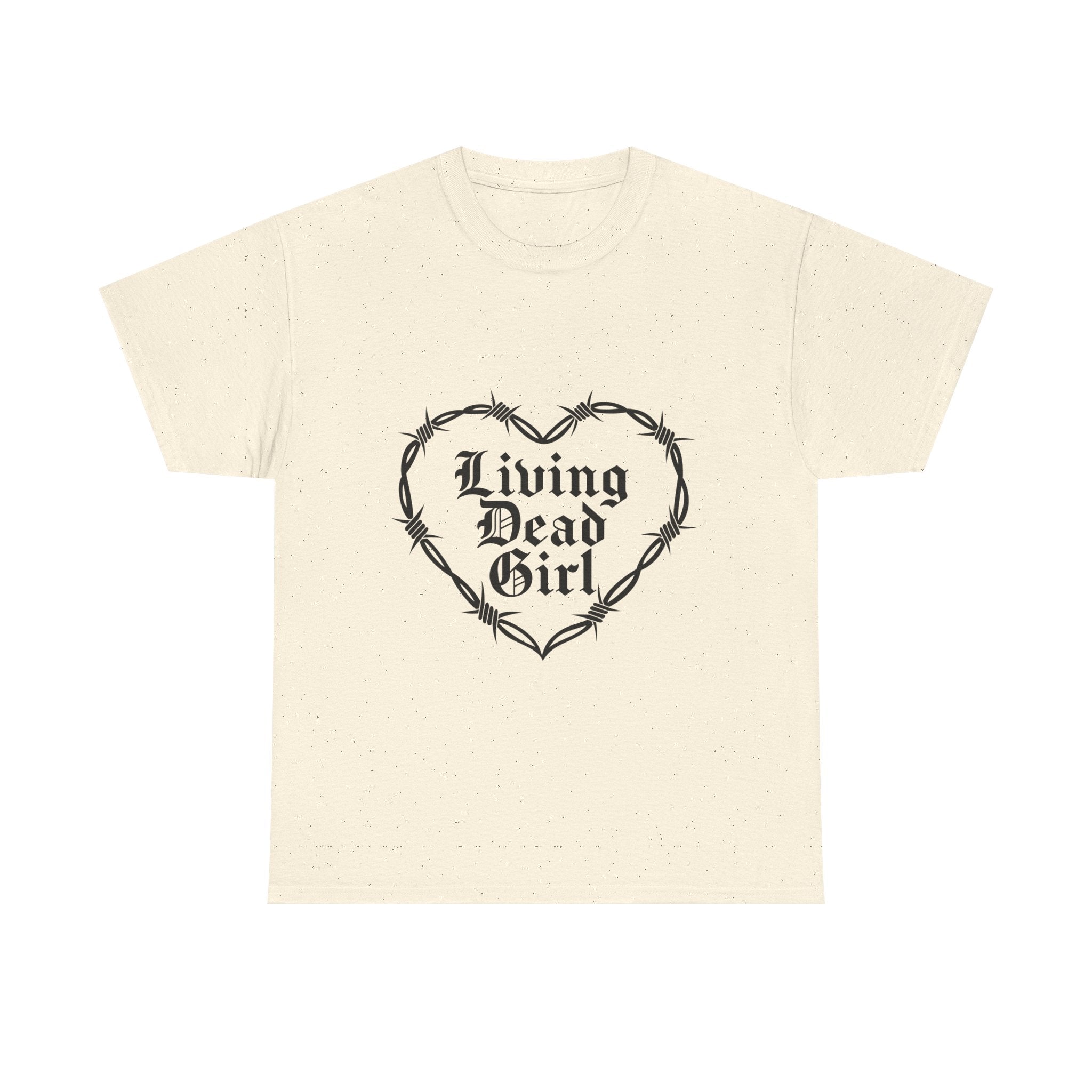 Living Dead Girl Barbed Wire Heart Tee