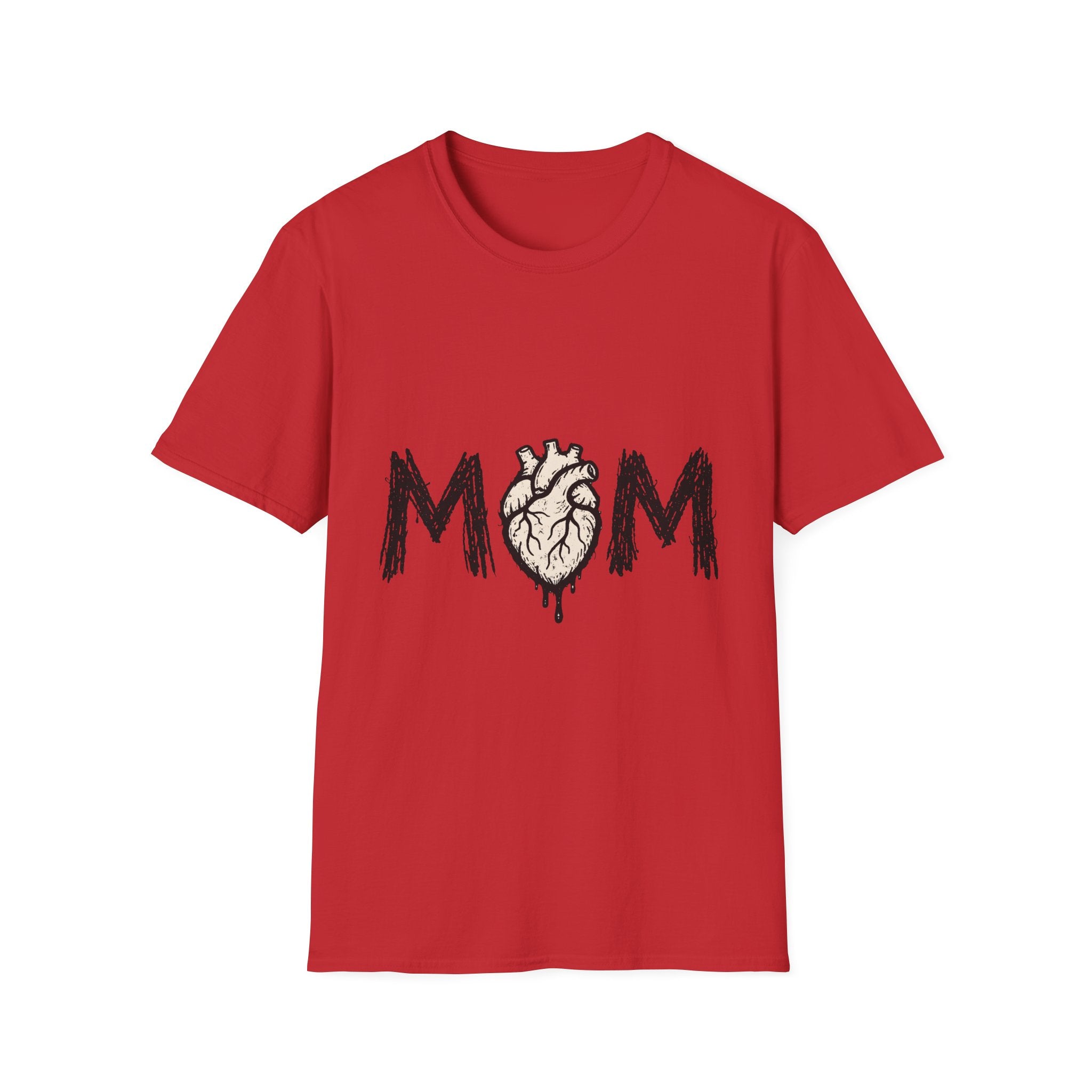 Mom Anatomical Heart T-Shirt — Edgy Gothic Mother's Day Gift