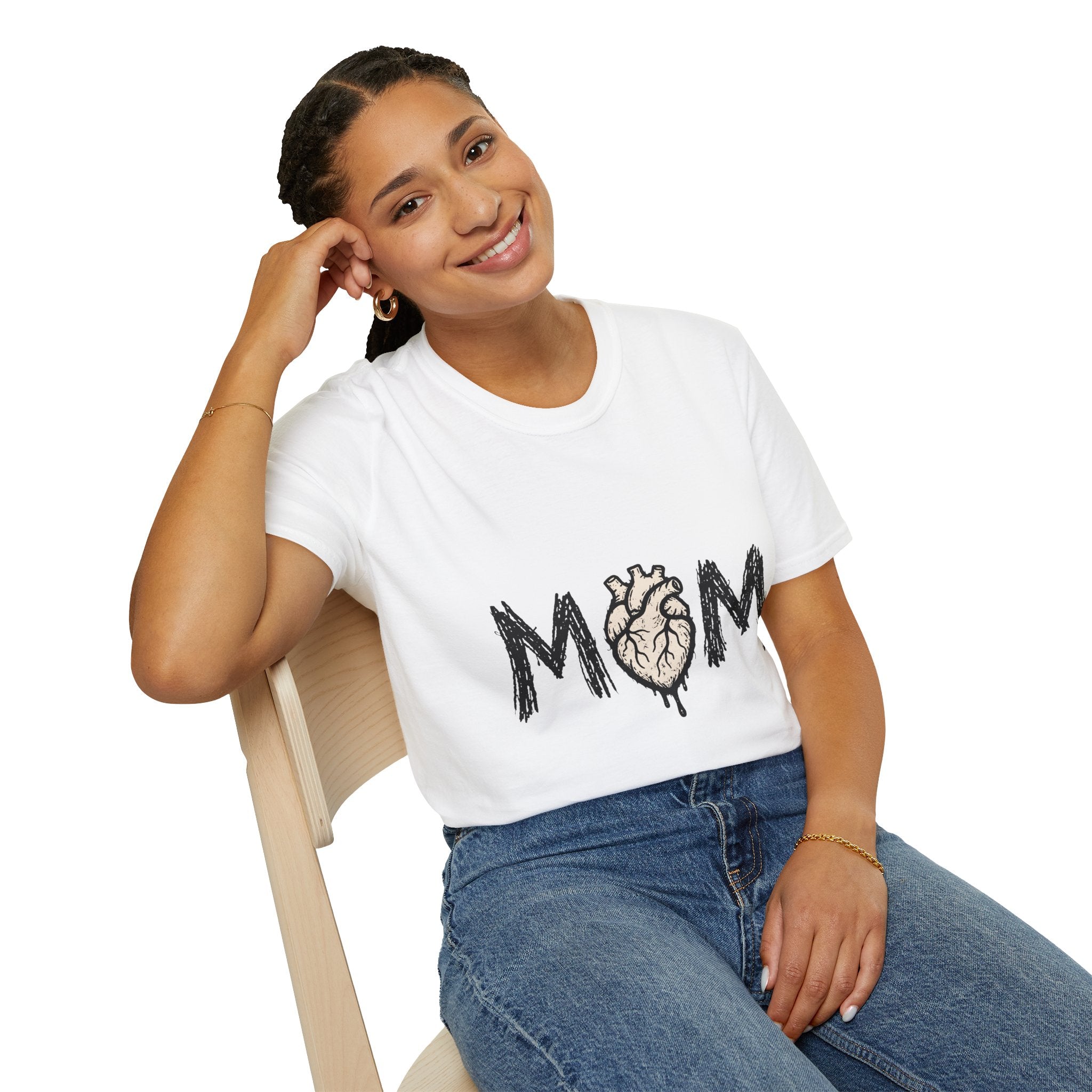 Mom Anatomical Heart T-Shirt — Edgy Gothic Mother's Day Gift