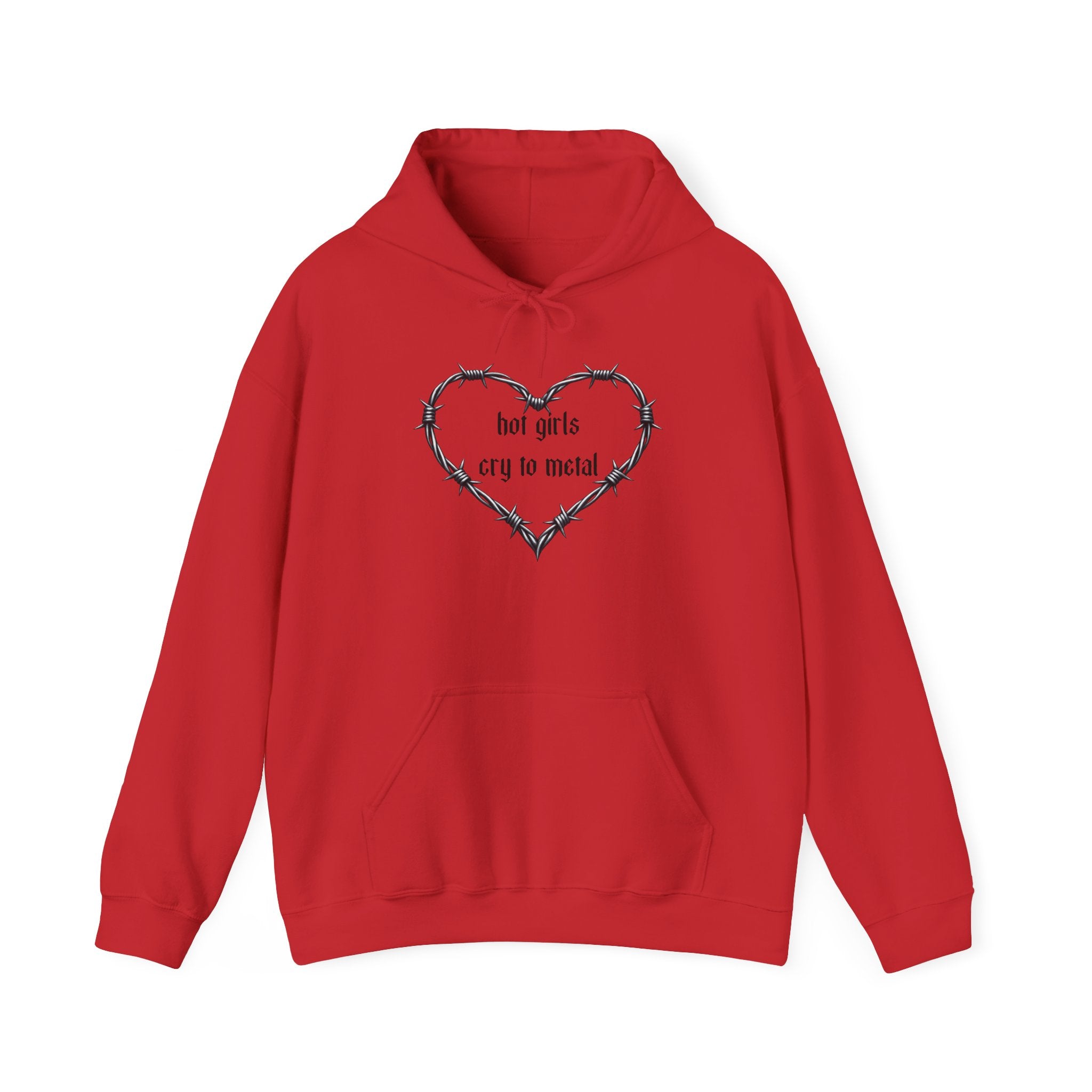 “hot girls cry to metal” Pullover Hoodie