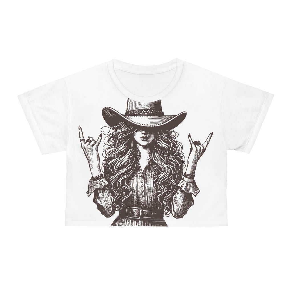 Cowgirl Rock Crop Tee
