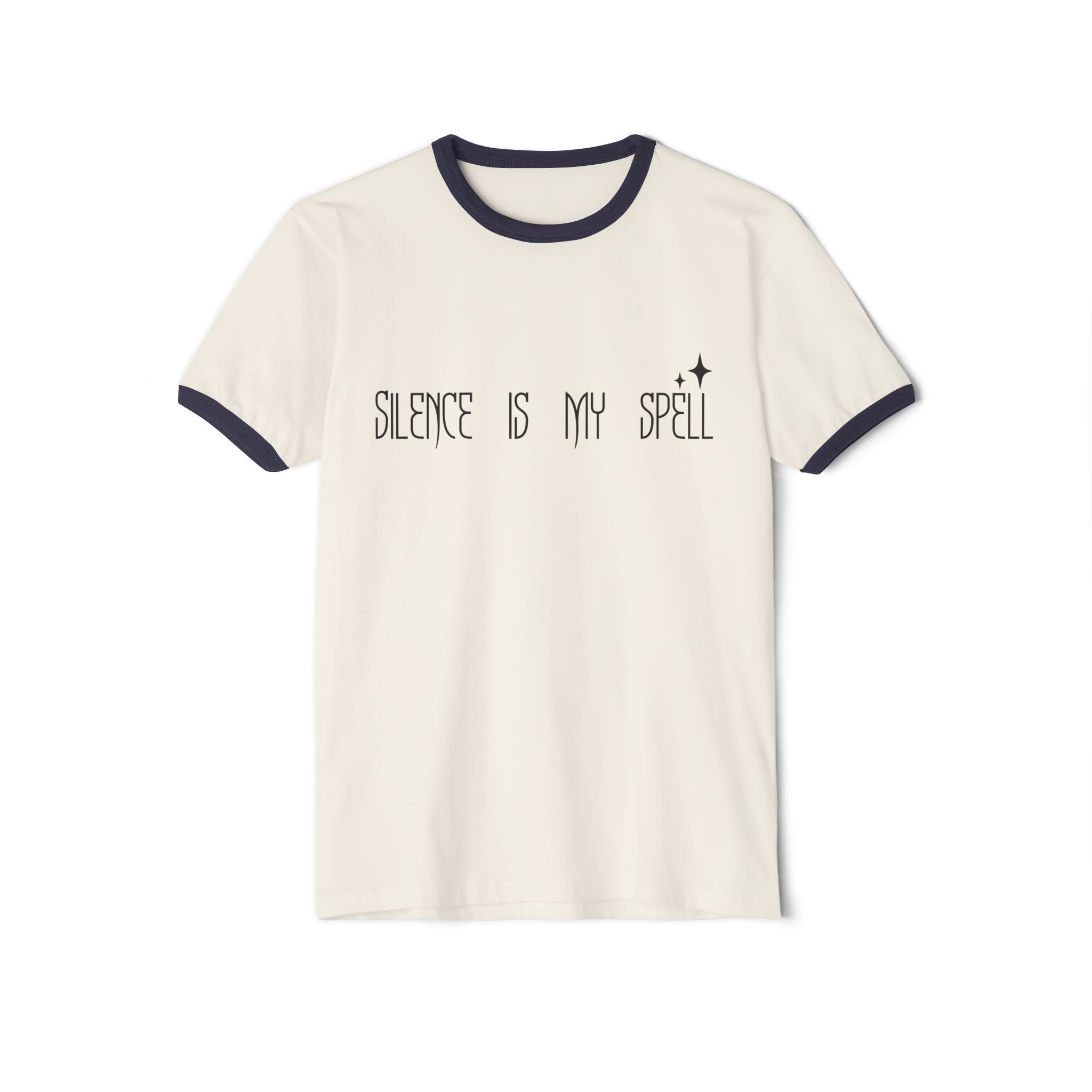 Silence Is My Spell Ringer T-Shirt