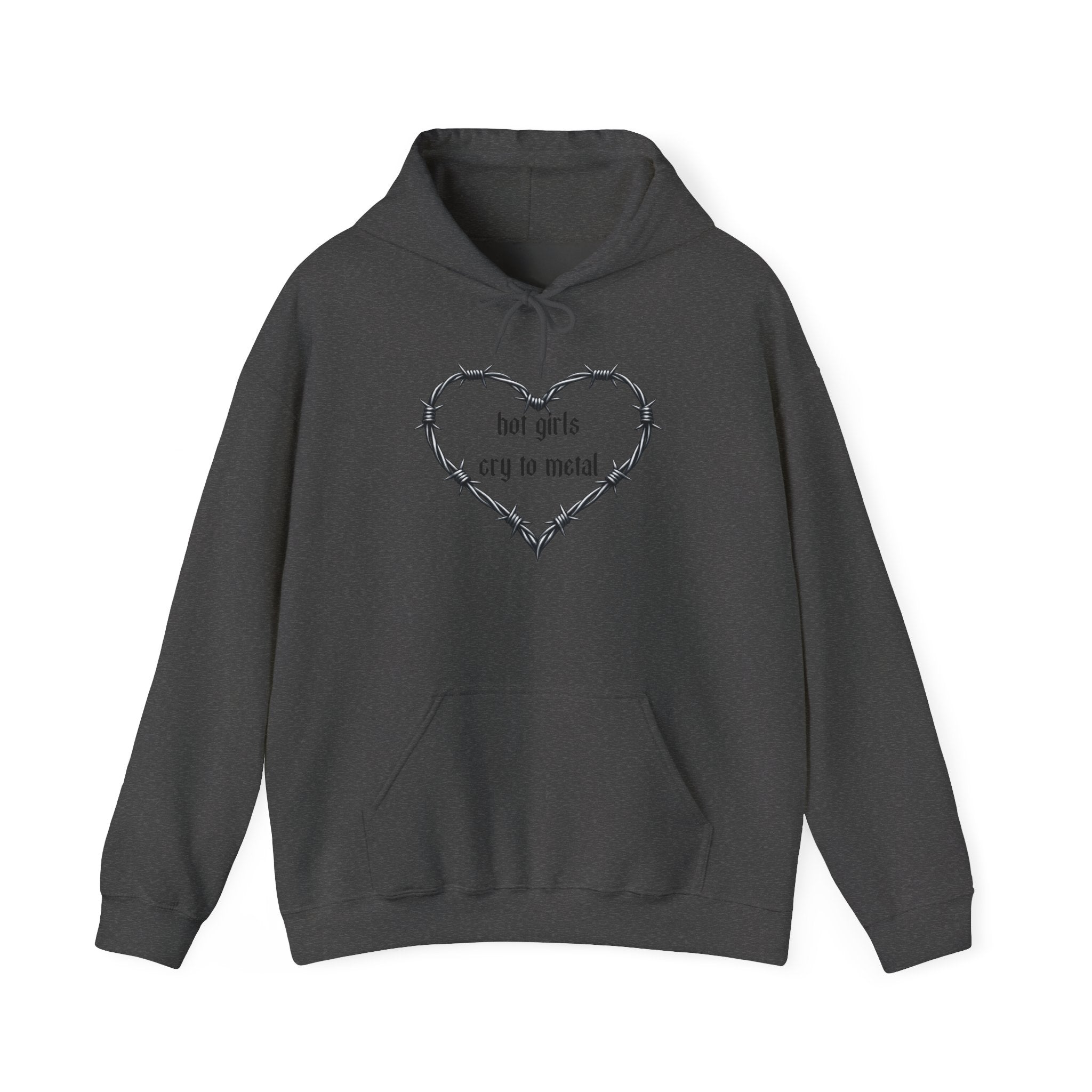 “hot girls cry to metal” Pullover Hoodie