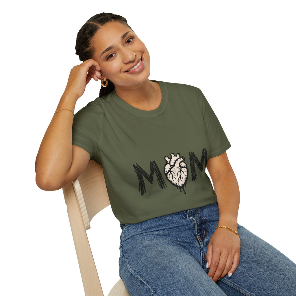 Mom Anatomical Heart T-Shirt — Edgy Gothic Mother's Day Gift
