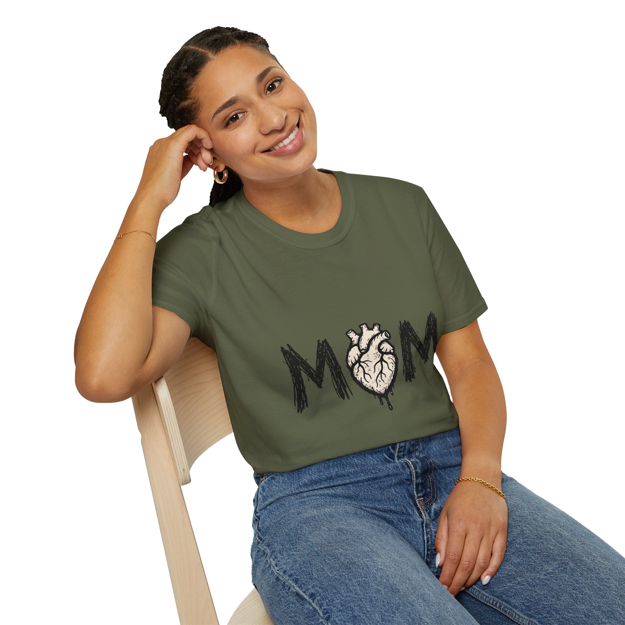 Mom Anatomical Heart T-Shirt — Edgy Gothic Mother's Day Gift