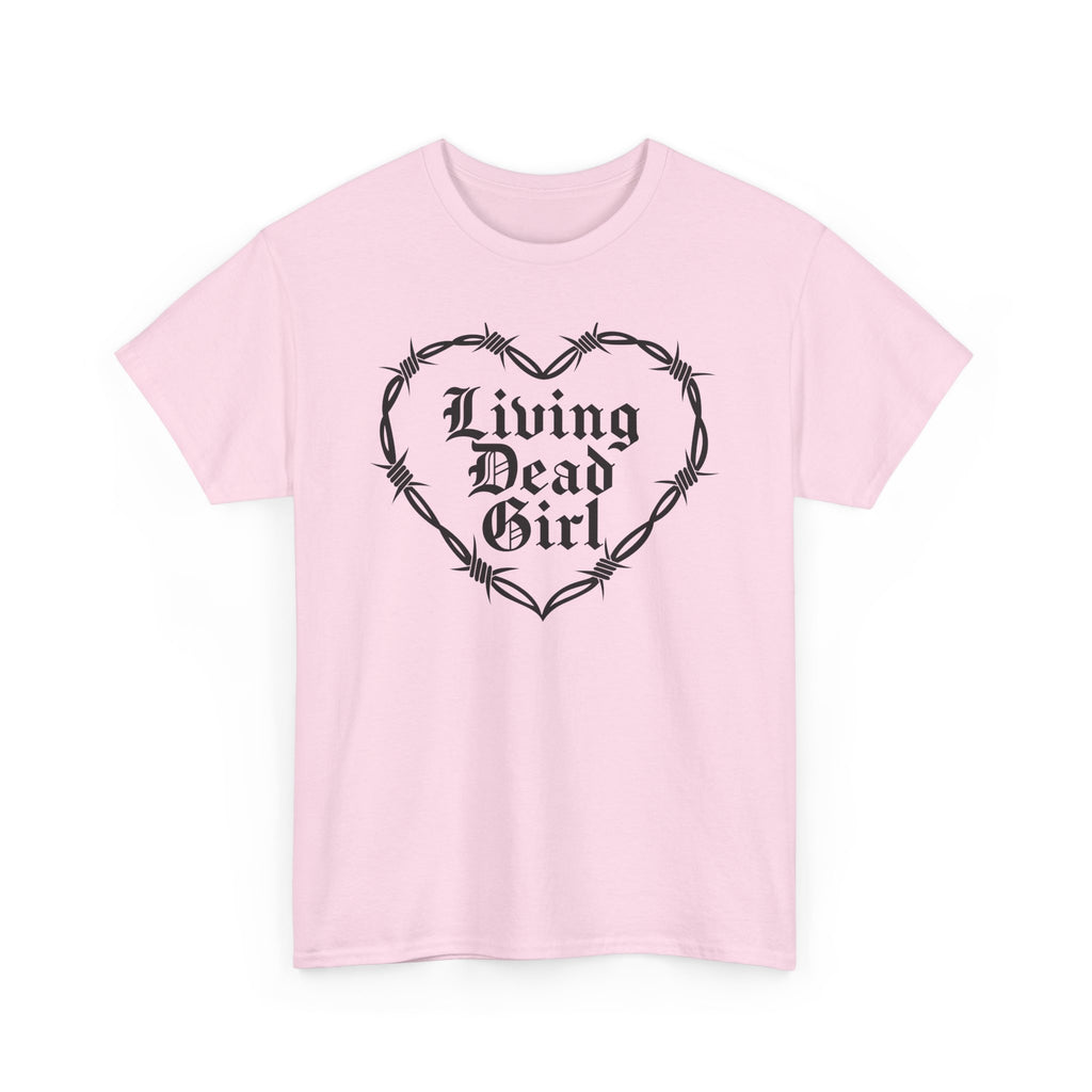 Living Dead Girl Barbed Wire Heart Tee