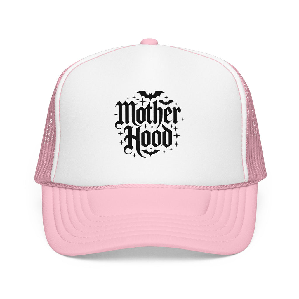 Trucker Hat — 'Mother Hood' Gothic Bat Logo Cap
