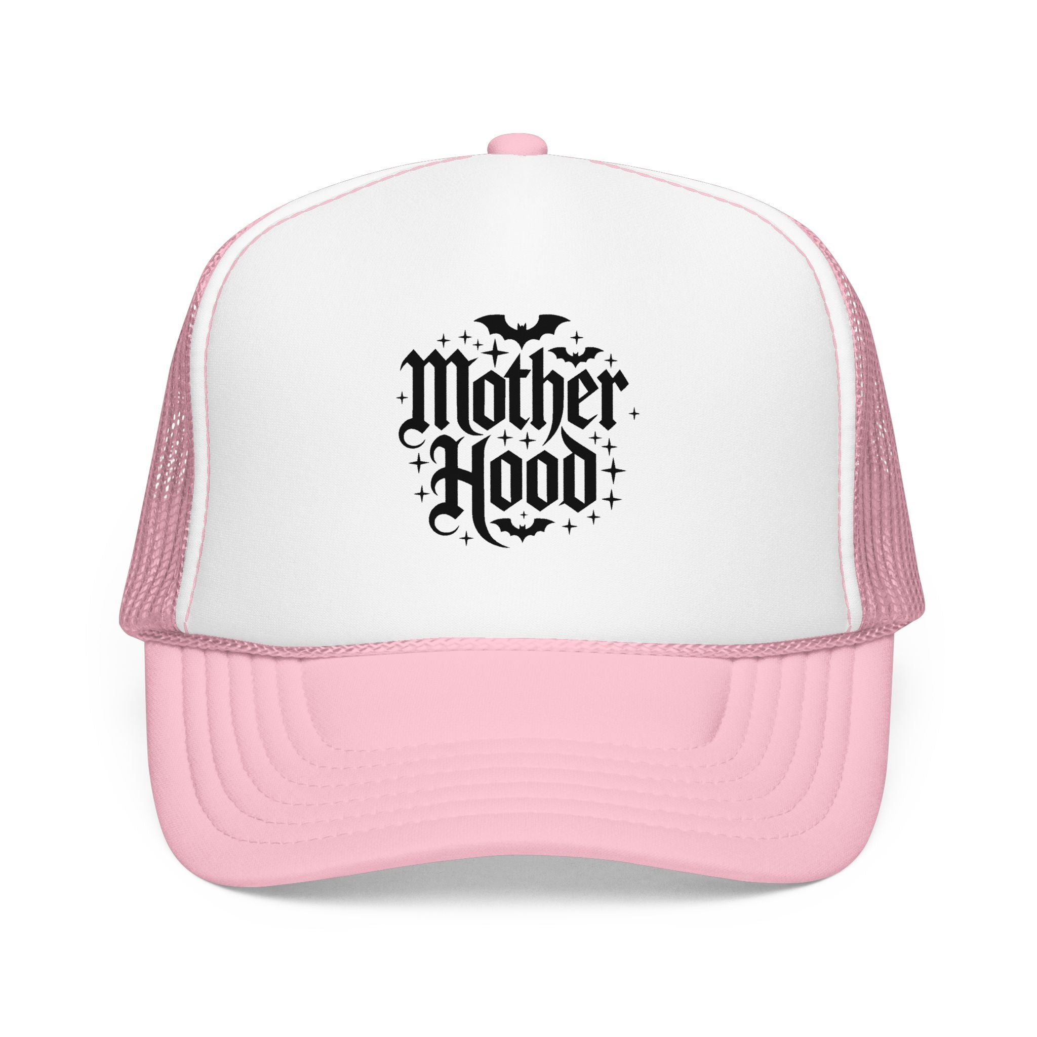Trucker Hat — 'Mother Hood' Gothic Bat Logo Cap