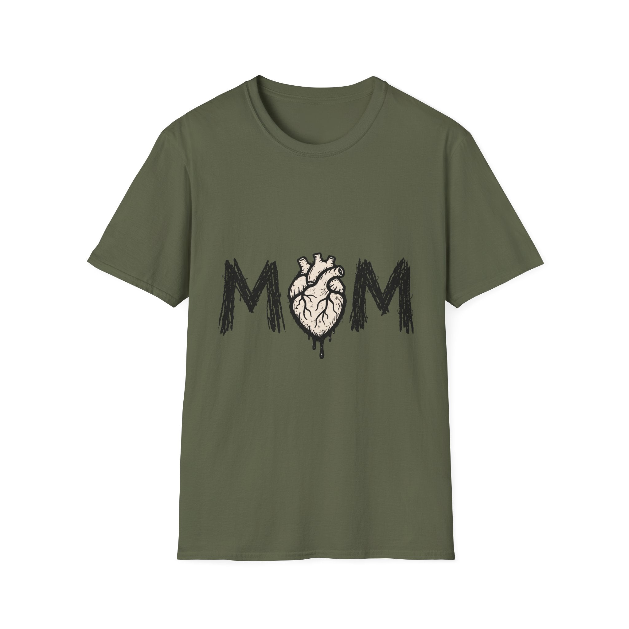 Mom Anatomical Heart T-Shirt — Edgy Gothic Mother's Day Gift