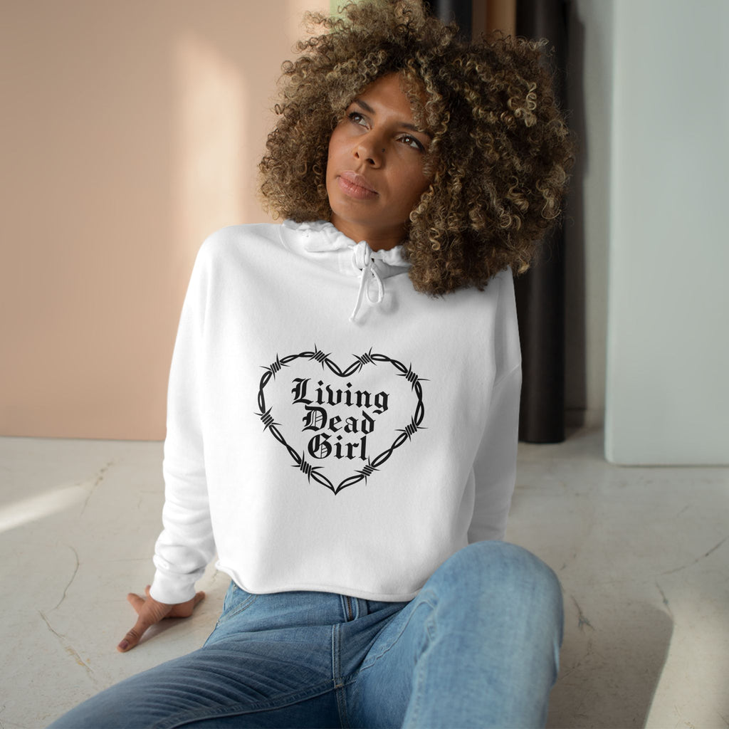 Living Dead Girl Crop Hoodie
