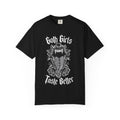 Goth Girls Taste Better T-shirt | Vampire Fangs, Roses, Gothic Script