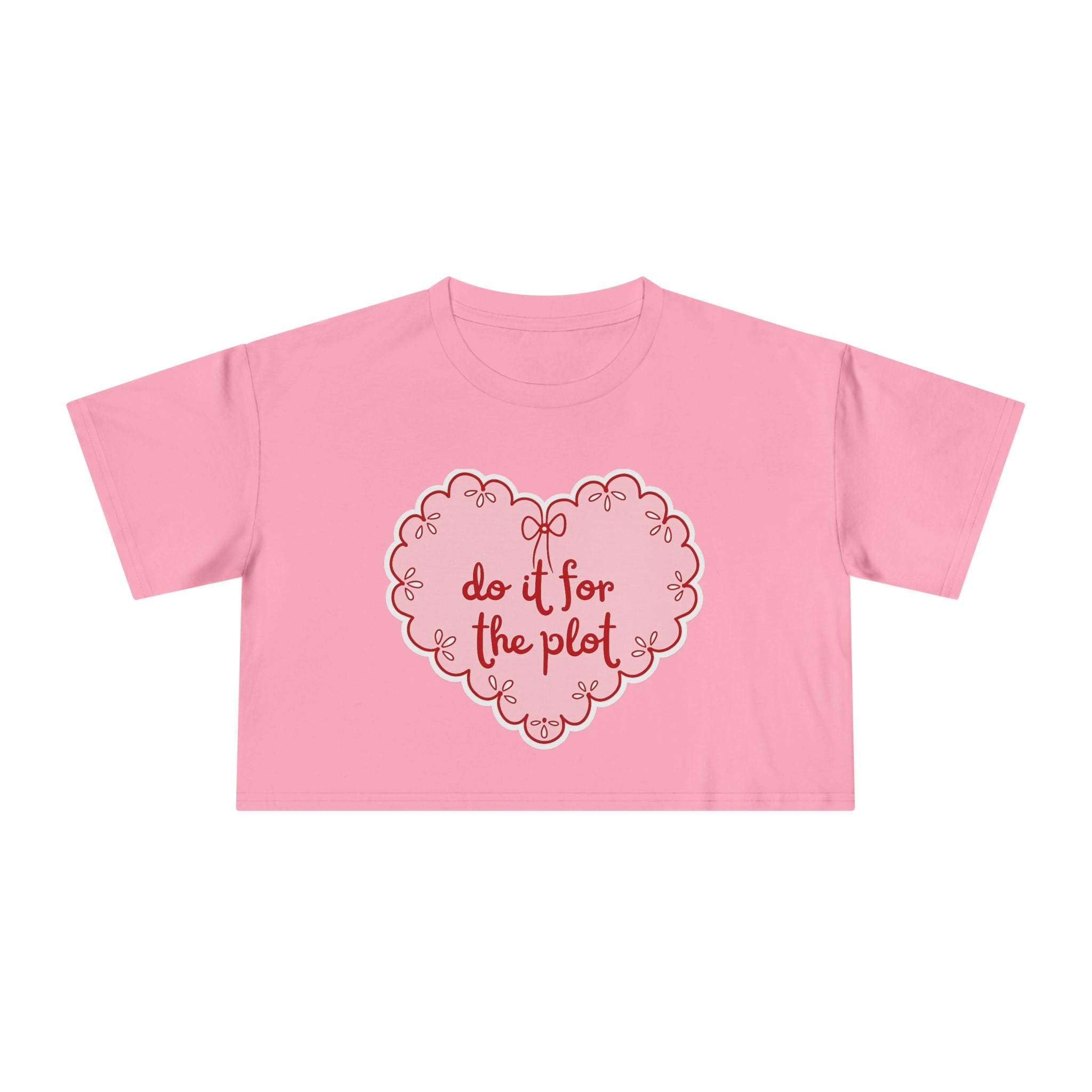 "Do It For The Plot" cropped tee