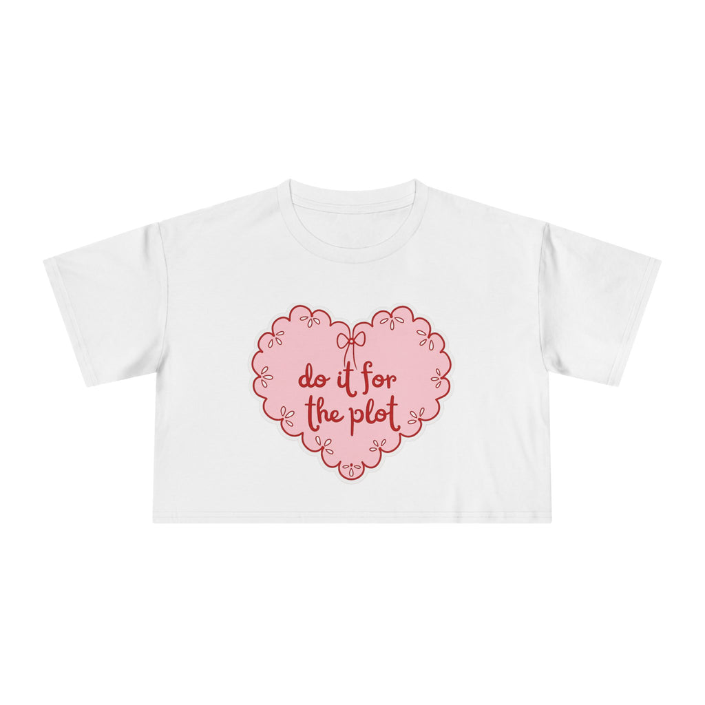 "Do It For The Plot" cropped tee