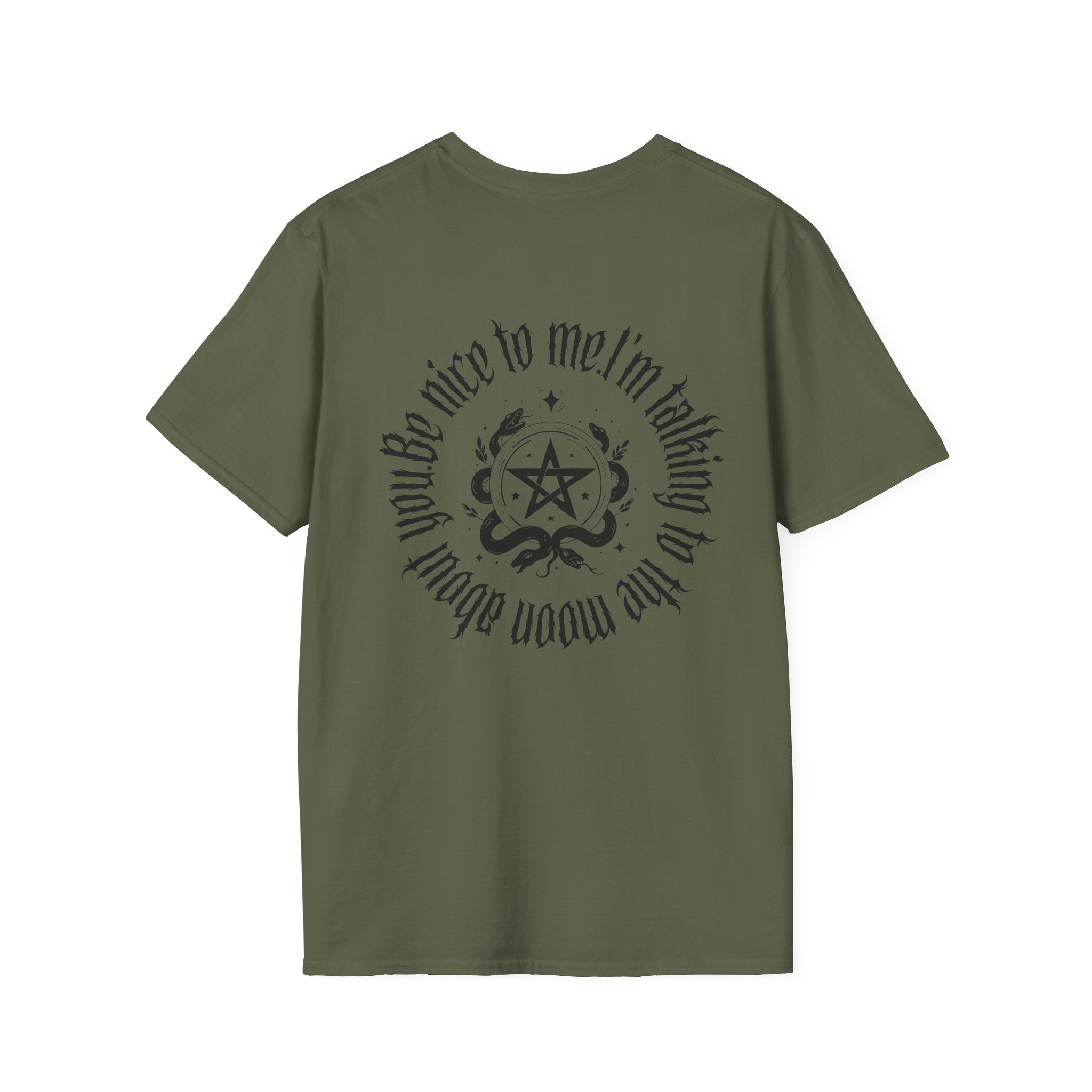 Be nice to me. I'm talking to the moon about you Tee