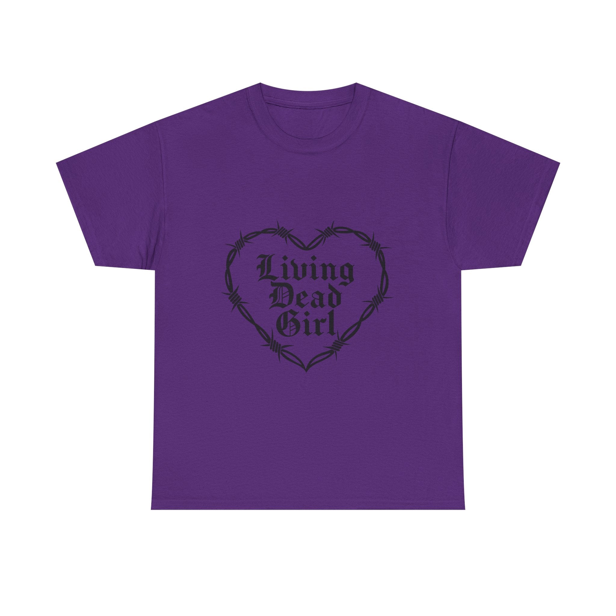 Living Dead Girl Barbed Wire Heart Tee