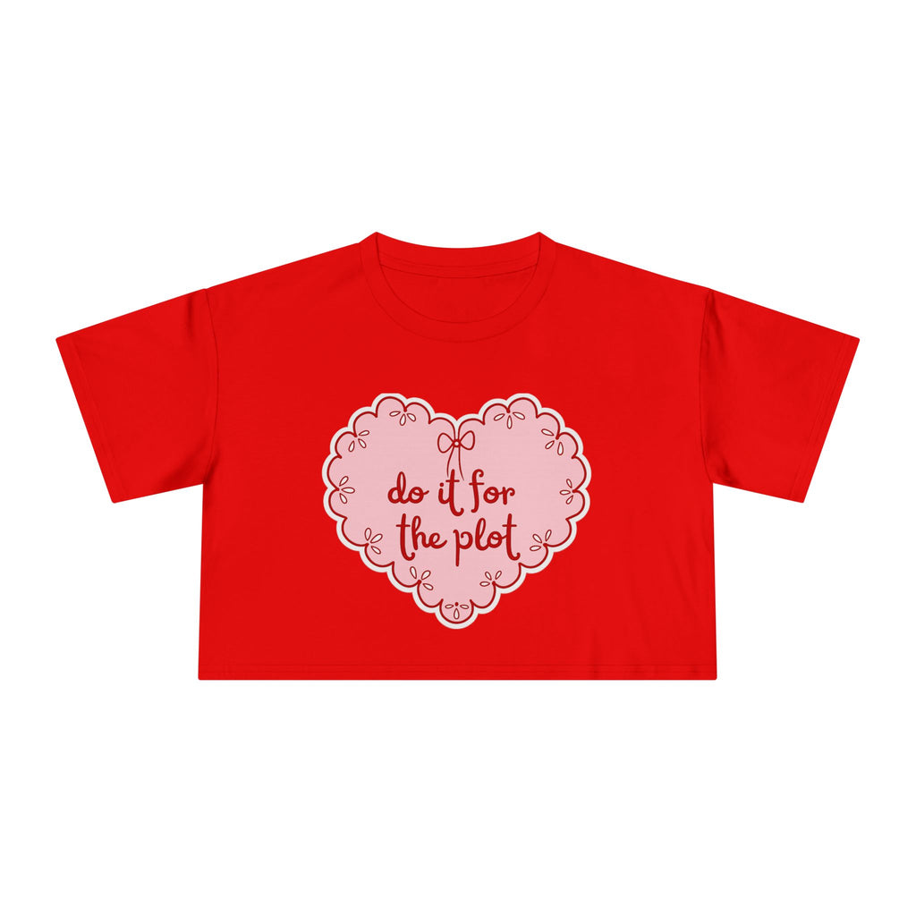 "Do It For The Plot" cropped tee