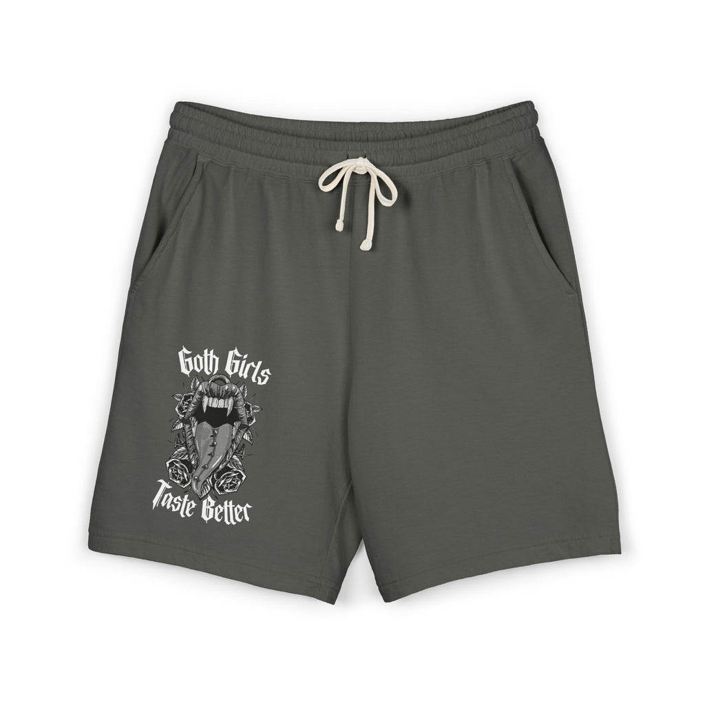 Goth Girls Taste Better Sweat Shorts — Graphic Fleece Lounge Shorts