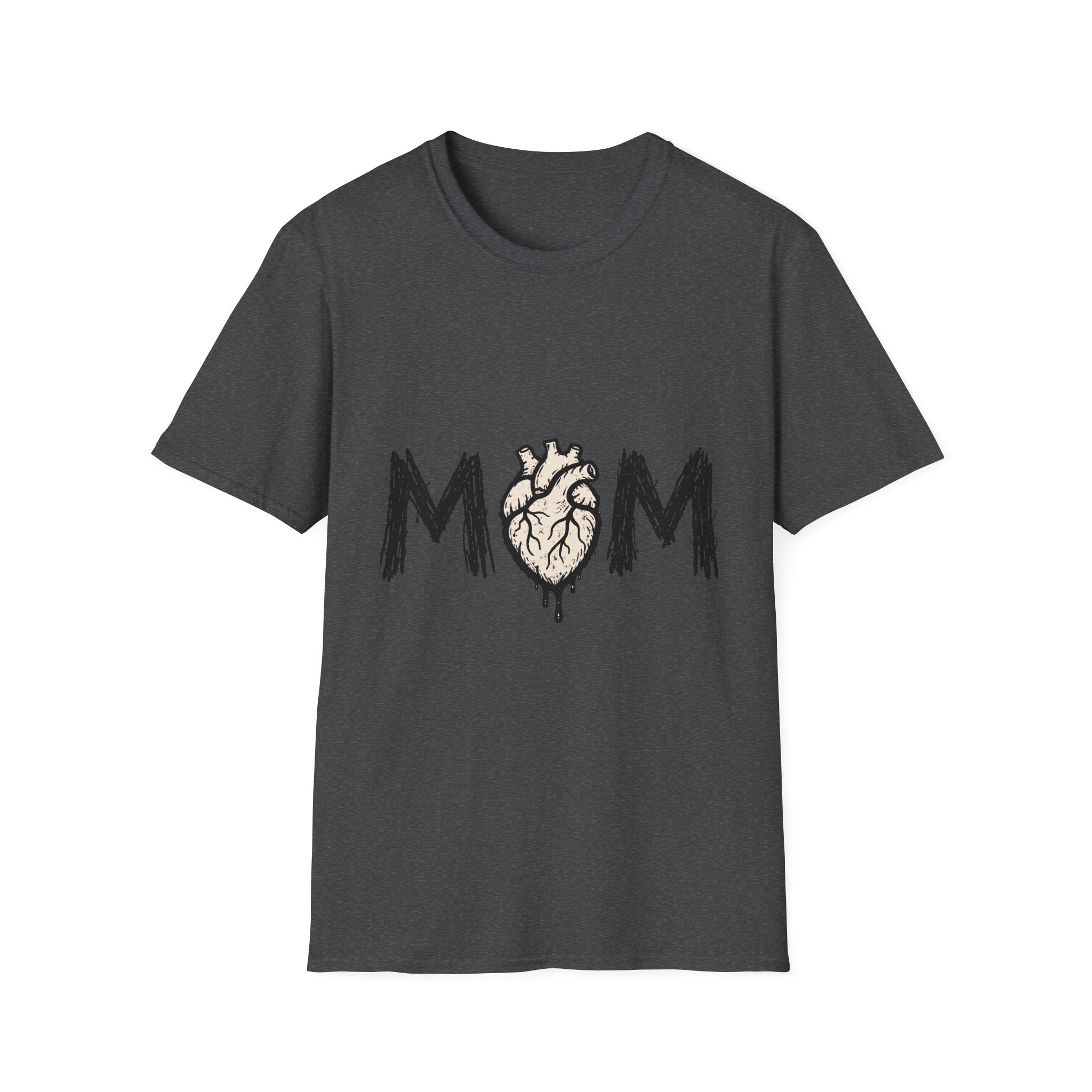 Mom Anatomical Heart T-Shirt — Edgy Gothic Mother's Day Gift