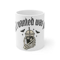 Gothic Skeleton Hand Coffee Mug – "All I Wanted Was" Halloween Drinkware 11oz