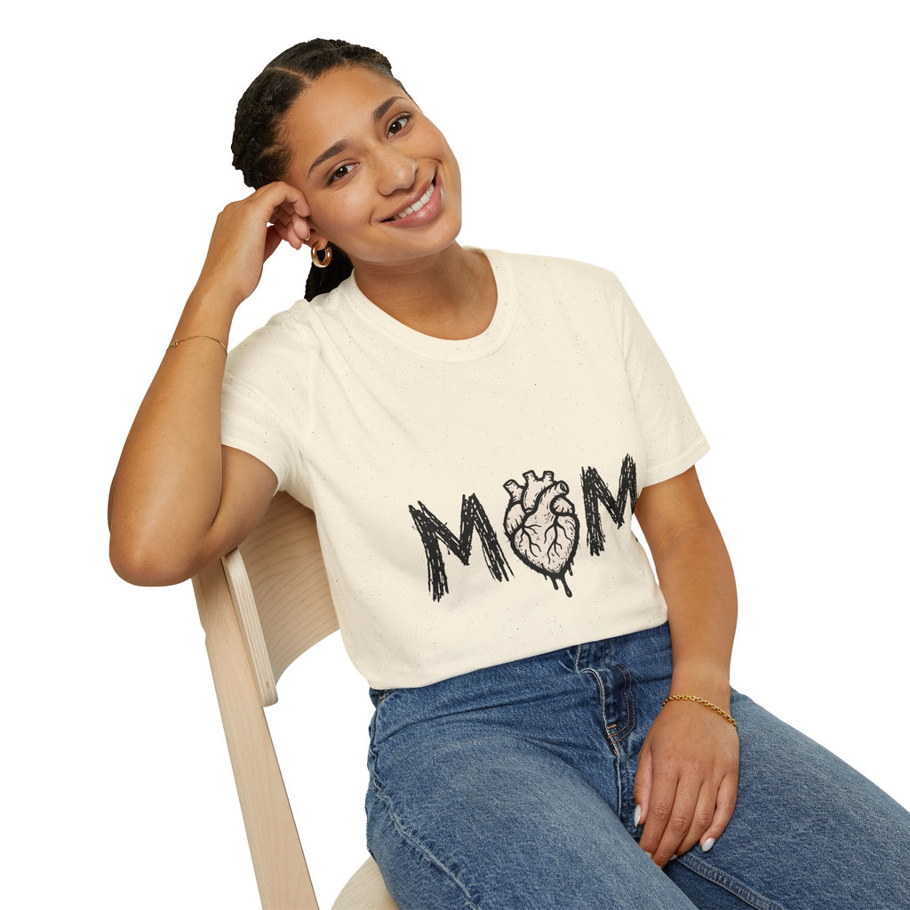 Mom Anatomical Heart T-Shirt — Edgy Gothic Mother's Day Gift