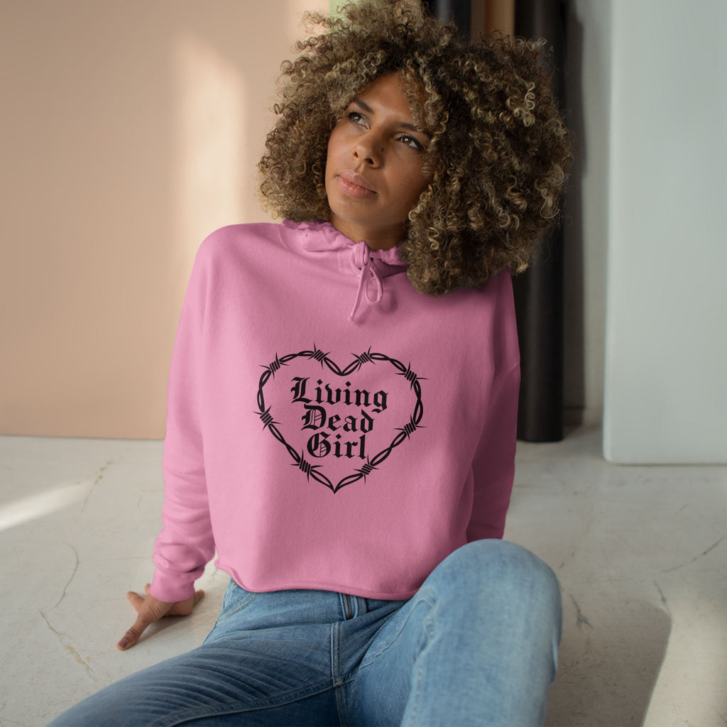 Living Dead Girl Crop Hoodie
