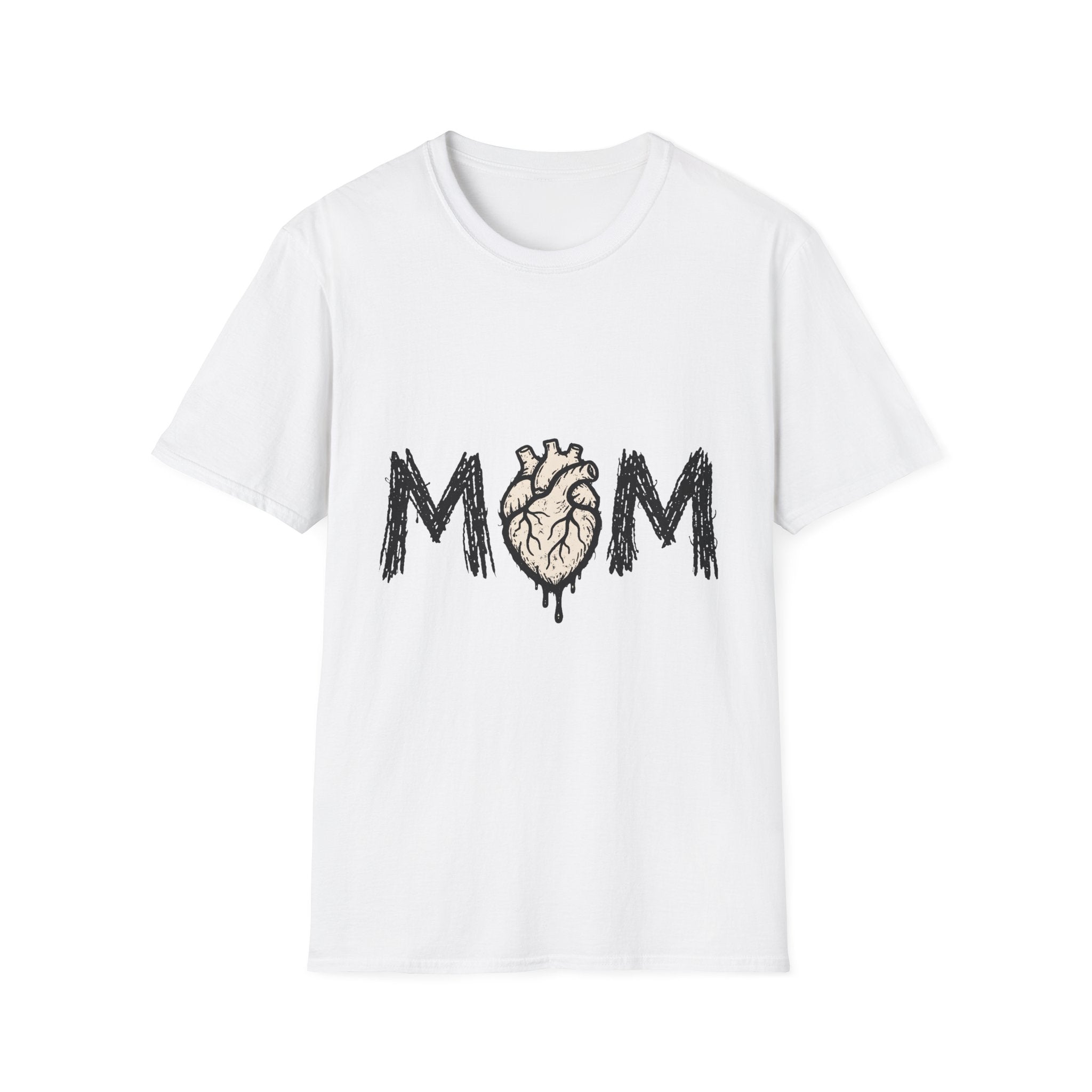 Mom Anatomical Heart T-Shirt — Edgy Gothic Mother's Day Gift