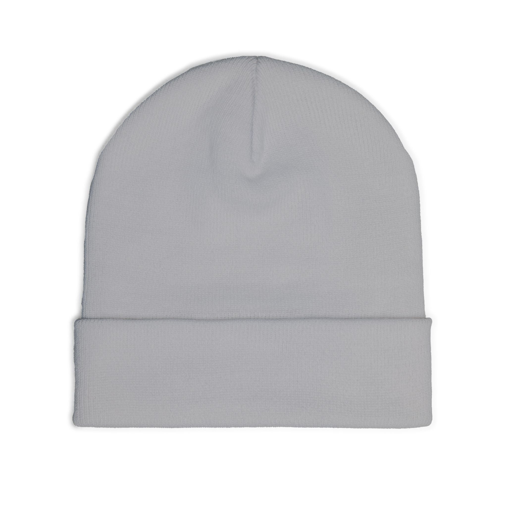 Embroidered Beanie — "hot girls cry to metal" Knit Winter Hat