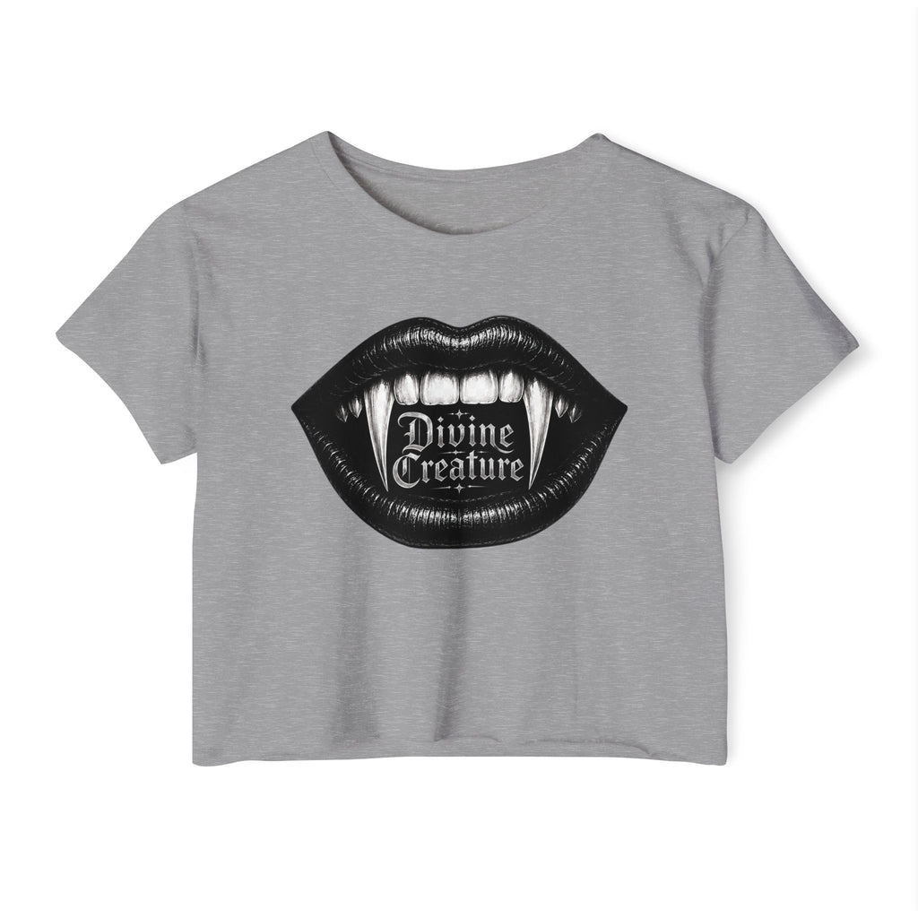 Divine creature w/ fangs cropped tee